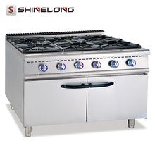 Professional Free Standing Commercial Gas Cooking Range Manufacture Wholesale 6 Burners Gas Range